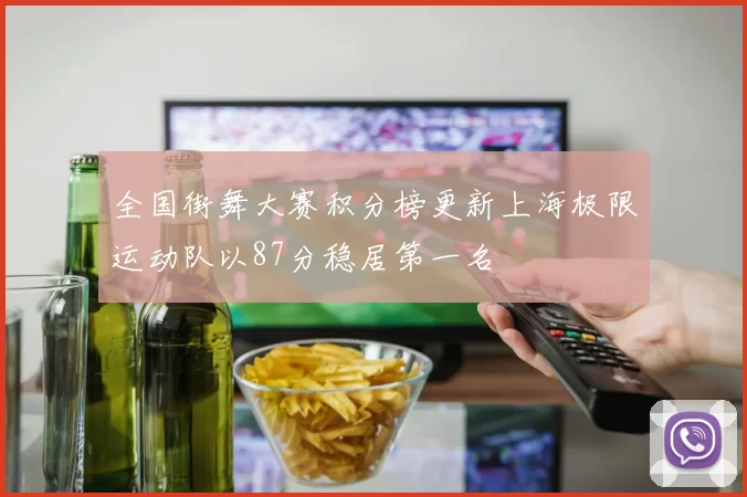 全国街舞大赛积分榜更新上海极限运动队以87分稳居第一名